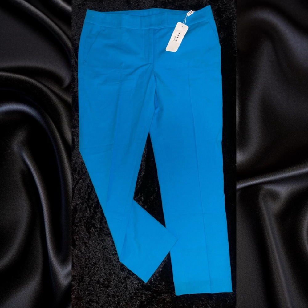 NWT Akris- bright blue cigarette pants